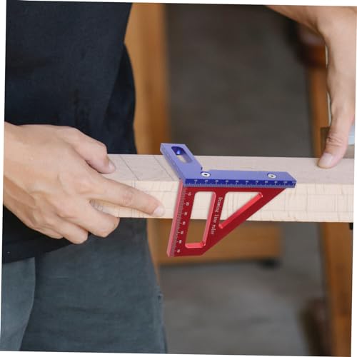 Escuadra medidora angular para carpintería en aluminio miniatura 7
