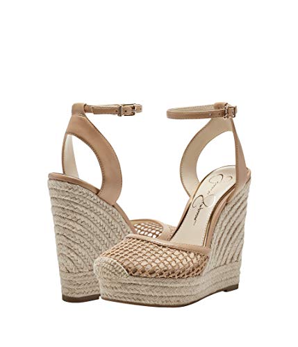 60% Off Discount Jessica Simpson Women's Zestah Wedge Sandal, Soft Sand, 12