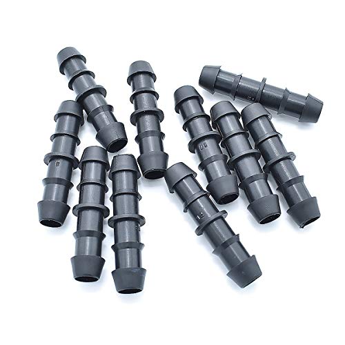 Multitanks - Lot de 10 raccords de jonction cannelés 16x16 pour micro irrigation
