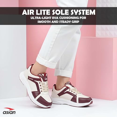 Image of ASIAN Misty-12 Women's & Girls' Casual Sneakers | Lightweight, Stylish & Comfortable Shoes with Soft Cushioning, Flexible Sole