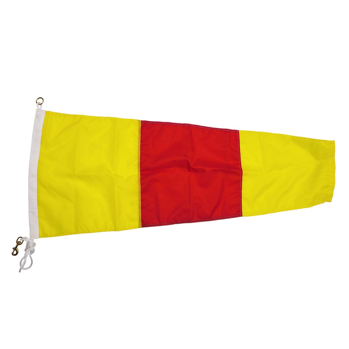 Flag and Banner International Signal Flag - Nautical Flag | Double Stitched, Durable Hardware | Made in USA - No. 7 0 International Code Signal Nylon Pennant with Rope and Snap Hook