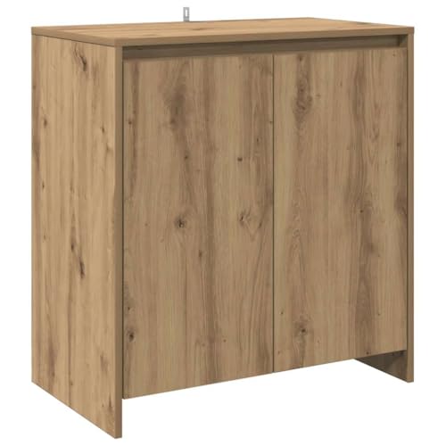 vidaXL Sideboard, Kommode mit Stauraum, Anrichte Schrank für Wohnzimmer, Beistellschrank Mehrzweckschrank, Artisan-Eiche Holzwerkstoff