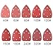 Unifizz 80 Grit 6 Hole Mouse Sand Paper Detail Sander Sanding Disc Triangular Oscillating Multi Tool Sand Sheet Hook & Loop Sanding Pads,20PCS