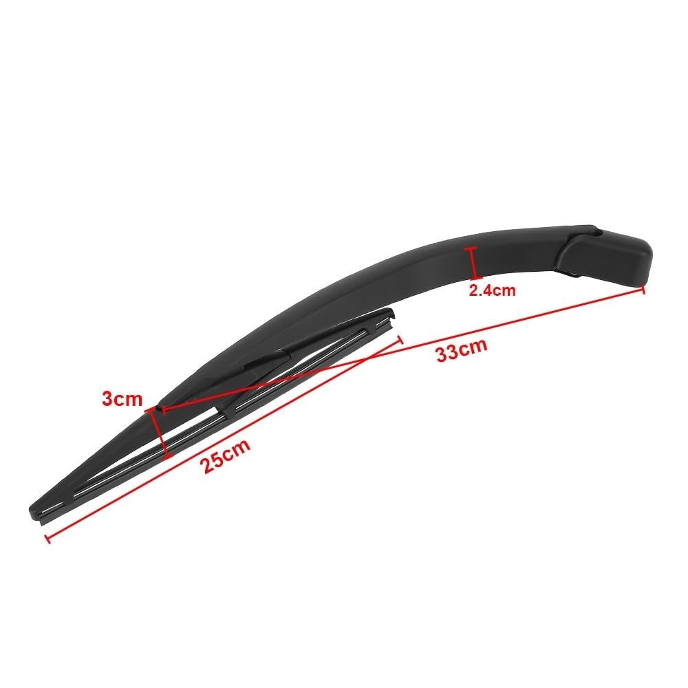 Kit set braccio e spazzola tergicristallo posteriore per Suzuki Alto 2009-2014 Tergicristalli per lunotto auto