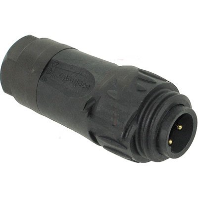 AMPHENOL C016-20H003-210-12 Threaded, 3+PE, Cable Mount Plug, Plug, Circular Connector, ECOMATE C016 Series, 4CONTACTS