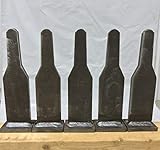 AR500 3/8” Steel Beer Bottle Knock-Over Shooting Target Set of 5