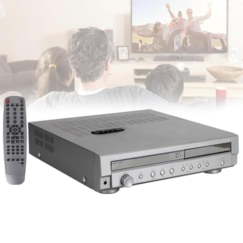 Amplificateur home cinéma 5.1 canaux, lecteur DVD, avec télécommande, fonction son surround, prise en charge USB/DVD/VCD/Opt/Coax, 2 jeux d'entrées audio, contrôle...