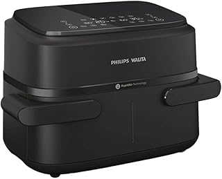 Fritadeira Airfryer Série 1000 Duplo Cesto 7,1L, Philips Walita, 2450W, 2 anos de garantia, 220v - NA150/09 - Produto 7 mais recomendado com 4.6 estrelas