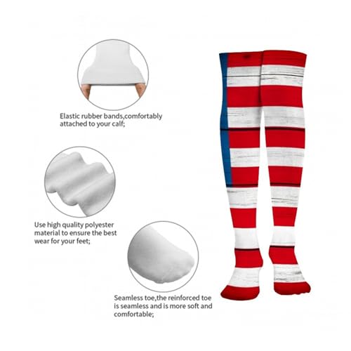 Unisex High Thigh Socks Breathable Athletic Boot Sock Thigh High Socks2