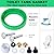 3'' Toilet Tank to Bowl Coupling Kit,Fits for American Standard AS738756-0070A Champion 4 Tank to Bowl Gasket,Toilet Tank Bolts Parts Kit Tank to Bowl Gasket Kit for Most 3'' Flush Valve Opening Tanks