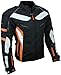 Produktbild HEYBERRY Textil Motorrad Jacke Motorradjacke Schwarz Orange Gr. L