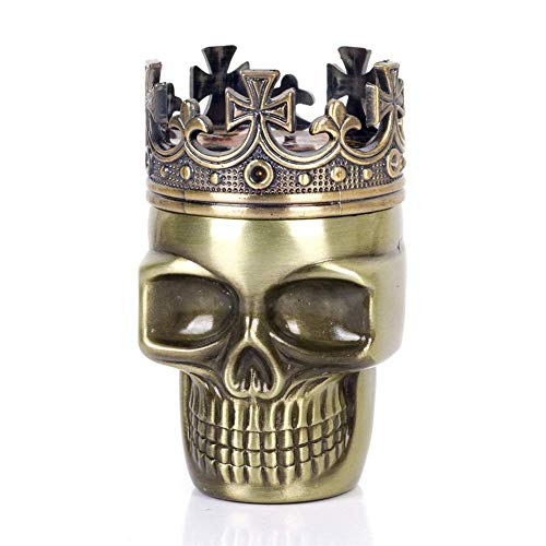 Greyghost Greyghost 1PC Punk Ghost Head Skull Style Plastic Dry Herb Tobacco Grinder Herbal Herb Hand Muller Smoke Grinders Smoking Accessories for Gift?2.95 * 1.85''?