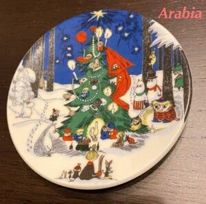 Amazon.co.jp: Arabiaアラビアムーミン クリスマスプレート ウォール 
