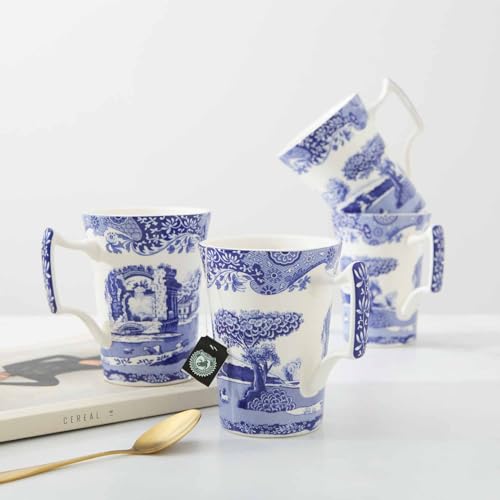 Set de 4 mugs Spode Blue Italian 10 onzas miniatura 4