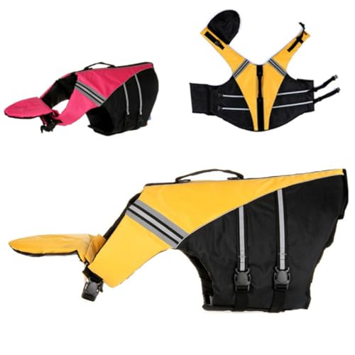 Levemolo Djustable Dog Comfortable Buoyant Pet Life Vest Handles for Beach Safety Size Xs