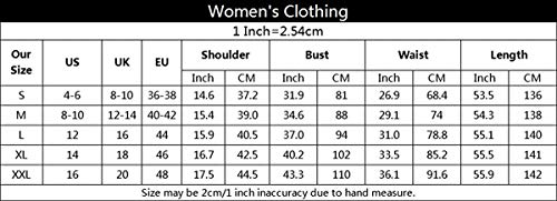 Bienwwow Dames Casual Maxi Jurk Korte mouw Pocket Jurk (rood, XL) - Image 8