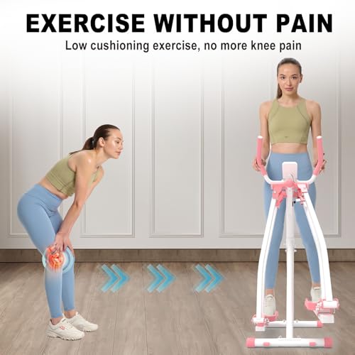 Image of HOTWAVE Air Walker Exercise Machine, Home Space Walker Aerobic Stepper, Foldable Elliptical for Small Spaces - Cross Trainer Glider Exercise Machine for Men and Women Fitness Equipment
