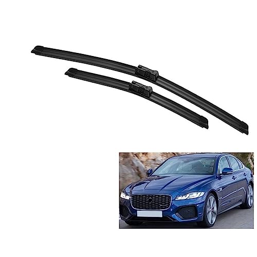 Limpiaparabrisas Compatible con Jaguar XF X260 2015~2022 Accesorios Limpiaparabrisas de ventana delantera LHD RHD Parabrisas Limpieza de automóvil Reemplazo 28 17, Escobilla limpiaparabrisas para