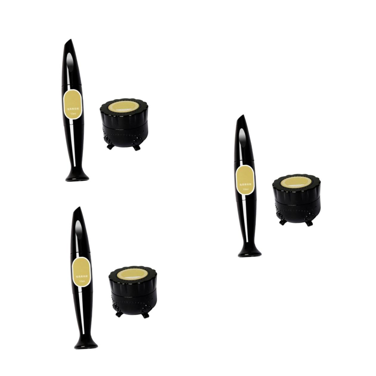 Beavorty 3 Set Di Colla Per Nail Art Gel Penna Per Riempimento Trapano Adesivo Strumento Per Manicure Gioielli Per Unghie Pasta Adesiva Con Strass