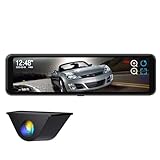 MAXWIN デジタルルームミラー 10.88インチ 60fps デジタルインナーミラー ズーム機能 ガイドライン表示機能 WDR HDR 1080P 車外リアカメラ MR-C001A