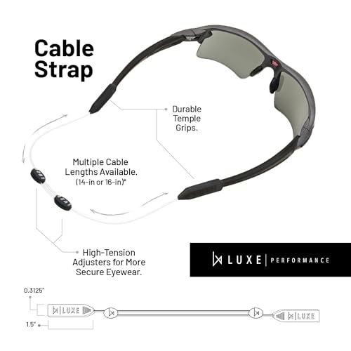 Image of Glasses Strap- Eyewear Retainer, Sunglasses Strap, Eyeglasses Strap, Adjustable Cable Straps, Glasses Holder