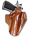 LEATHER PANCAKE (OWB) HOLSTER FOR DESERT EAGLE, FITS ALL CALIBARS WITH 6'' BARREL (BLACK RIGHT)
