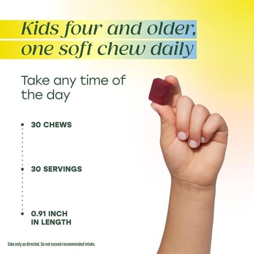 MegaFood Kids One Daily Multivitamin Soft Chews, Grape, 30 Chews - image 6