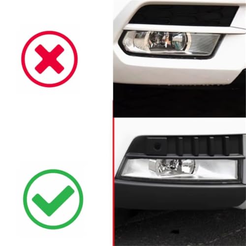 Rejilla luz antiniebla delantera y panel de lámpara diurna para Skoda Yeti 2014 a 2018 5