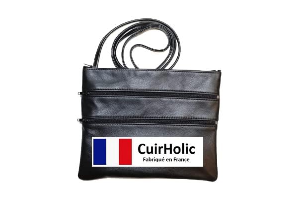 Pochette cuir agneau pour sortie en ville sac Léa M souple