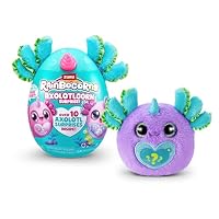 Rainbocorns Axolotlcorn Surprise (LULU) von ZURU, Plüschspielzeug zum Sammeln für Mädchen ab 3 Jahren, Purple Axolotl – Ansicht 3