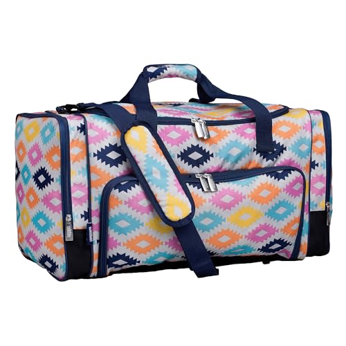 Image of Wildkin Kids Weekender Duffel Bag - Carry-On Size for School, Travel, & Sleepovers