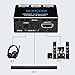 HDMI Splitter 1x1 Audio Extractor 4K 60Hz Atmos CEC EDID/Down-Scale/HDCP Switch Fit Various Video- SPDIF 5.1CH Optical Toslink,Stereo Audio Breakout, HDMI Repeater Digital De-embedder Decoder EX11PRO
