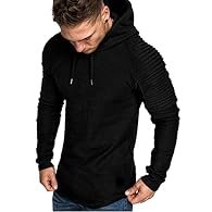 Please order this hoodie one size larger than your usual size!!Brings you more relaxed comfort. High quality fabric:This mens hoodie t shirt made from high quality fabric,Soft fabric let you coexist with fashion and comfortable. Short-sleeved feature...