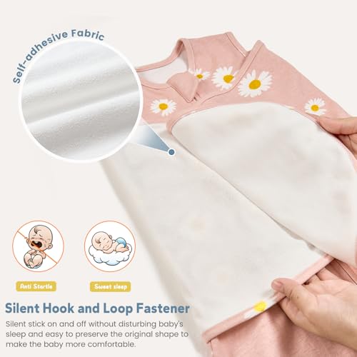 Image of ZIGJOY Baby Swaddle Sleep Sack, 1.0 TOG Sleep Sack Swaddles for Newborns & infant 0-6 Months 100% Cotton Baby Wearable Blanket for Newborn Registry Essentials