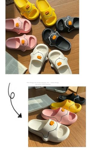Loizziuy Summer Slippers Sandal Women's Slippers Cute Duck and Girly Indoors and Outdoors with A Non-slip Thick Sole4