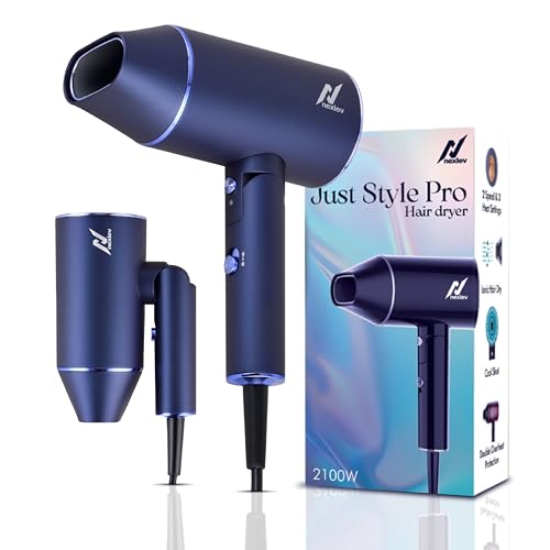 Image of Nexlev Just Style Pro Hair Dryer |2100 W for Quick & Easy Blowdry | Double Heat Protection Technology | 3 Heat Settings & Cool Shot Function For Salon-Like Styling at Home (HD-01)