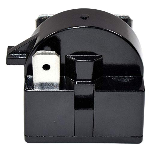 QP2-4R7 4.7 Ohm 3-Pin PTC Starter/Start Relay and Overload Kit Compatible with Mini Fridges Beverage & Wine Beer Coolers/Deep Freezers/Beer Wine Refrigerators Compressor Parts
