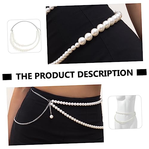 GALPADA Women Waist Chain Decorative Dress Belt for Stylish Outfits Lightweight and Comfortable Metal4