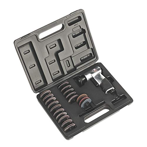 Sealey Air Mini Sander Kit 50mm 35pc en coffret complet de ponçage - 2