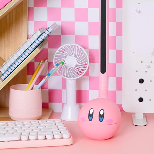 Image of Otamatone Deluxe Kirby Japanese Electronic Synthesizer Musical Instrument | Portable Digital Synthesizer from Japan by Maywa Denki with 3.5mm Aux Jack & Strap, Unique Gift for Teens & Adults