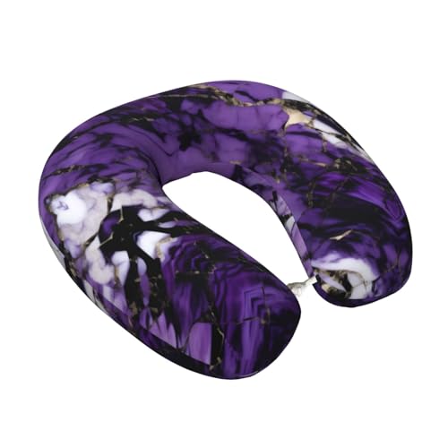 Almohada de viaje de espuma viscoelástica negra miniatura 2