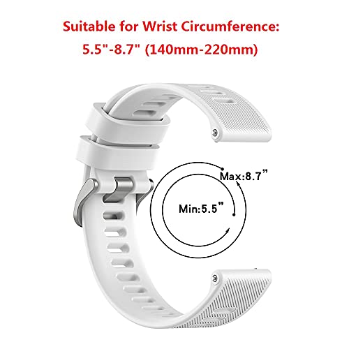 Kompatibel mit Garmin Forerunner55 B&auml;ndern, Silikon Uhrenarmband Ersatz Zubeh&ouml;r f&uuml;r Garmin Forerunner 55 GPS Running Smartwatch