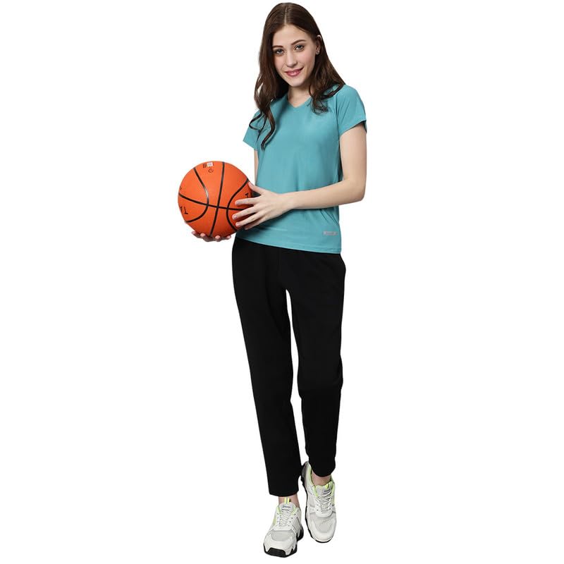 Image of omtex Comfy Womens Trouser with Pockets, Lightweight Quick Dry Athletic Workout Soft Pants for Gym, Yoga, Running