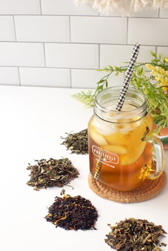 Image of Organic Positively Tea Company, White Peach Lemonade Tea, Loose Leaf, 4 Ounce