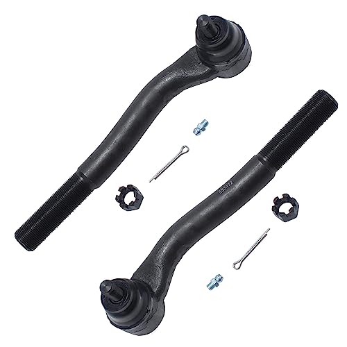 Image of Detroit Axle - Front Lower Control Arms + Ball Joints+ Outer Tie Rods Replacement for 1999-2004 Jeep Grand Cherokee - 8pc Set
