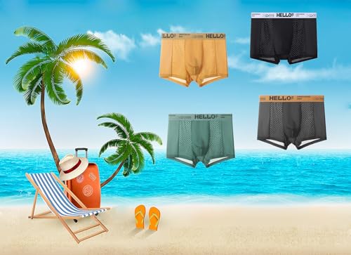 Men's Breathable Boxer Briefs with Mesh Panels, 8-Pack, Multi-Color3