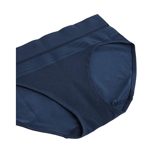 Warners-Womens-Blissful-Benefits-Seamless-Hipster-Panty-3-Pack Warner's womens Blissful Benefits By Warner's Seamless Panty 3 Pack Hipster Panties, Black/Navy Ink/Smoked Pearl, XX-Large US