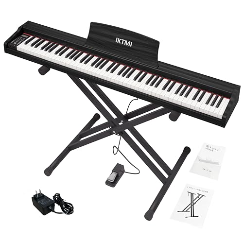 IKTMI 電子ピアノ 88鍵盤 スタンドセット ブラック Amazon.co.jp: IKTMI 電子ピアノ 88鍵盤 木製 88鍵 電子ピアノスタンド