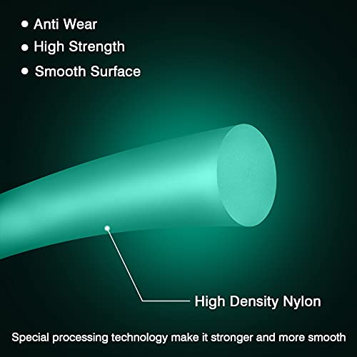 Image of Proberos Super Strong Fishing Line, 100m Diameter 0.52mm 48.7LB Nylon Fishing Accessories, Fishing Soft and Durable (Green, Maximum Pulling Force 22 KG) (Green)