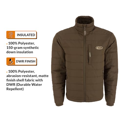 Drake Waterfowl Men's Synthetic Down Pack Insulated Lightweight Durable Water-Repellent Adjustable Outdoor Hunting Jacket4